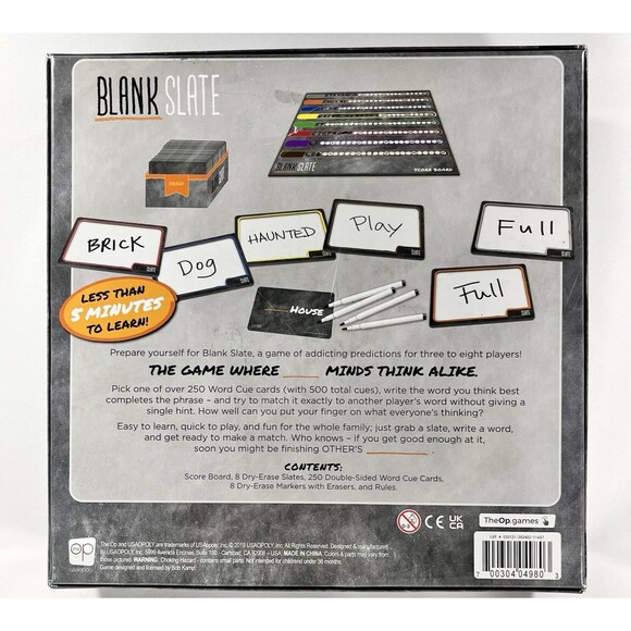 Blank Slate The Game Where Great Minds Think Alike Fun Family Friendly Complete - Picture 2 of 14